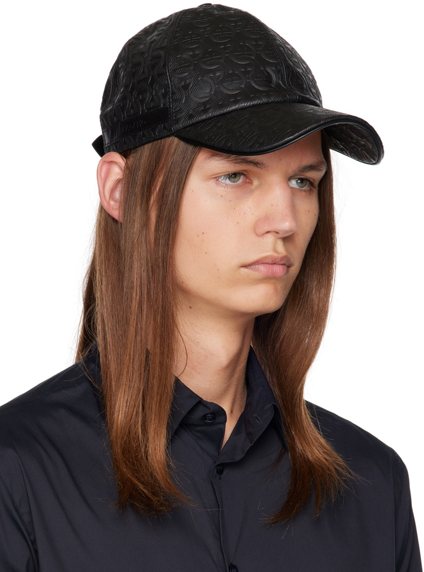 Ferragamo Black Gancini Cap Salvatore Ferragamo