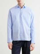 Oliver Spencer - Conduit Classic Cotton-Poplin Shirt - Blue