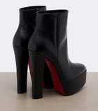 Christian Louboutin Jenna leather platform ankle boots