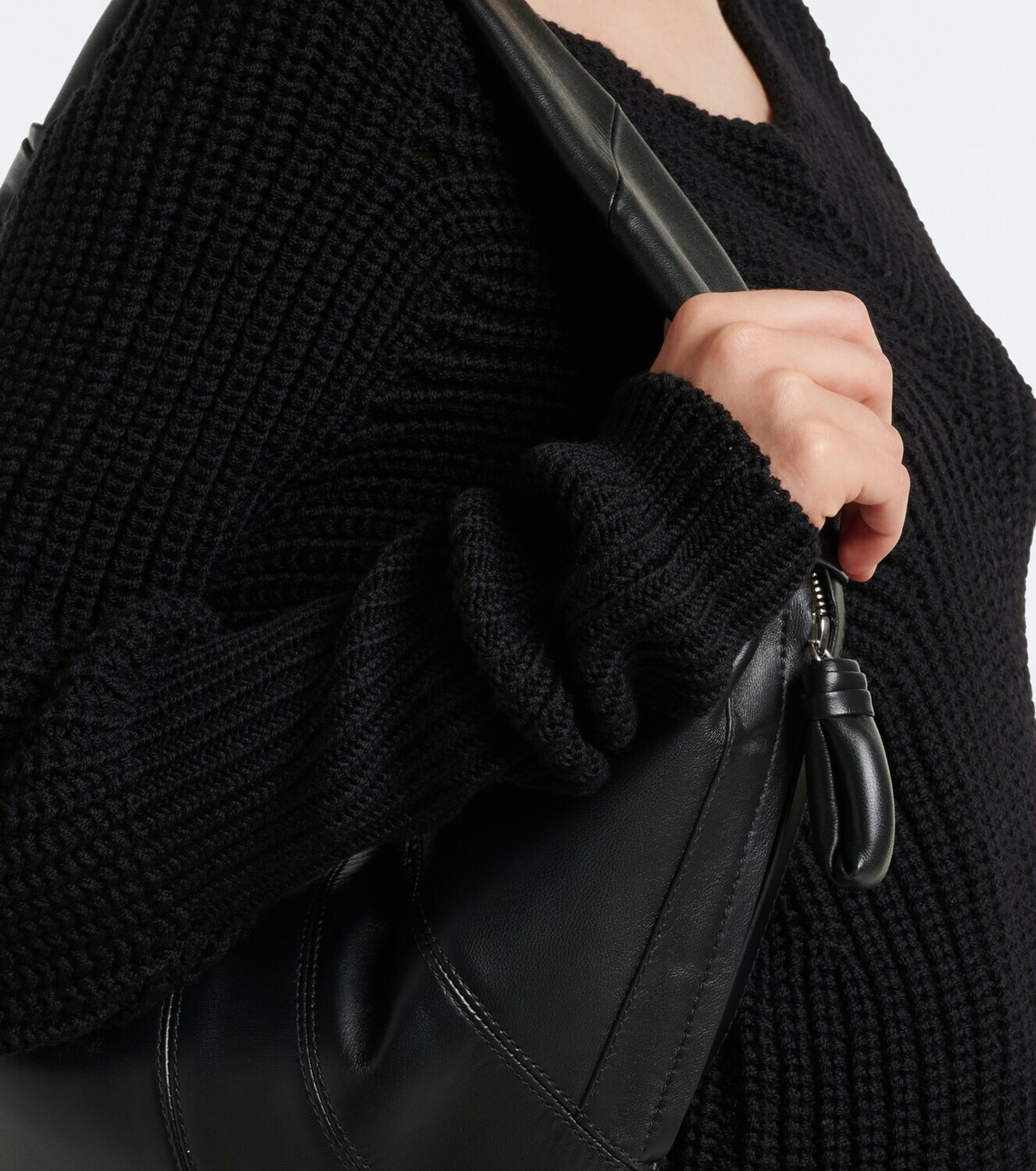 Lemaire RIbbed-knit wool sweater