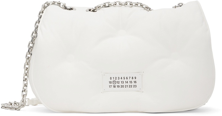 Photo: Maison Margiela White Medium Glam Slam Flap Bag