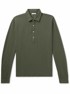 Boglioli - Cotton-Blend Piqué Polo Shirt - Green