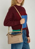 Loewe Puzzle Edge Small Leather top Handle bag - Sand - One Size