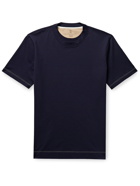 BRUNELLO CUCINELLI - Slim-Fit Cotton-Jersey T-Shirt - Blue