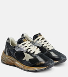 Golden Goose - Running Dad leather-trimmed sneakers