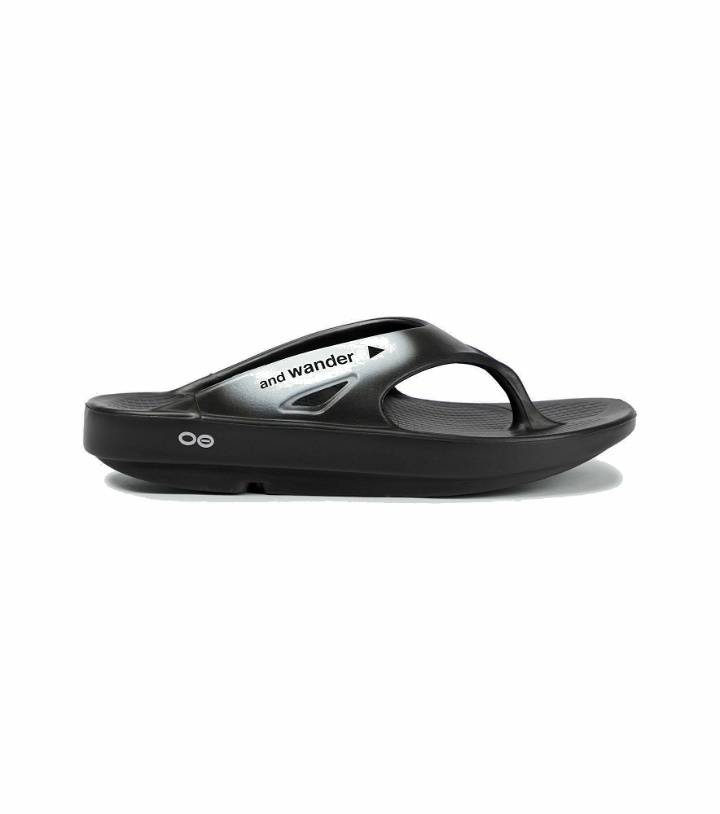 Photo: And Wander - x OOFOS OOriginal thong sandals