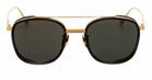 Linda Farrow Varo - Yellow Gold / Black / Grey Lens Sunglasses