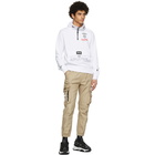 AAPE by A Bathing Ape Beige Logo Cargo Pants