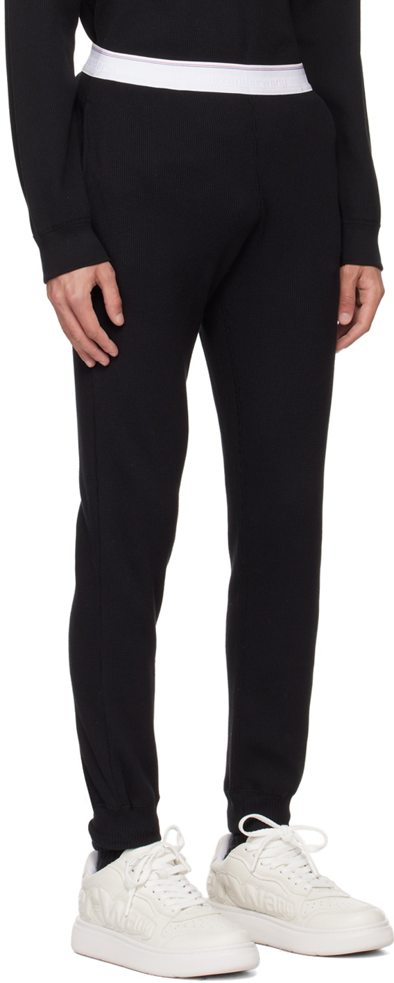 Alexander Wang Black Two-Pocket Sweatpants