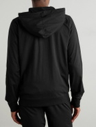 Paul Smith - Webbing-Trimmed Cotton-Jersey Zip-Up Hoodie - Black