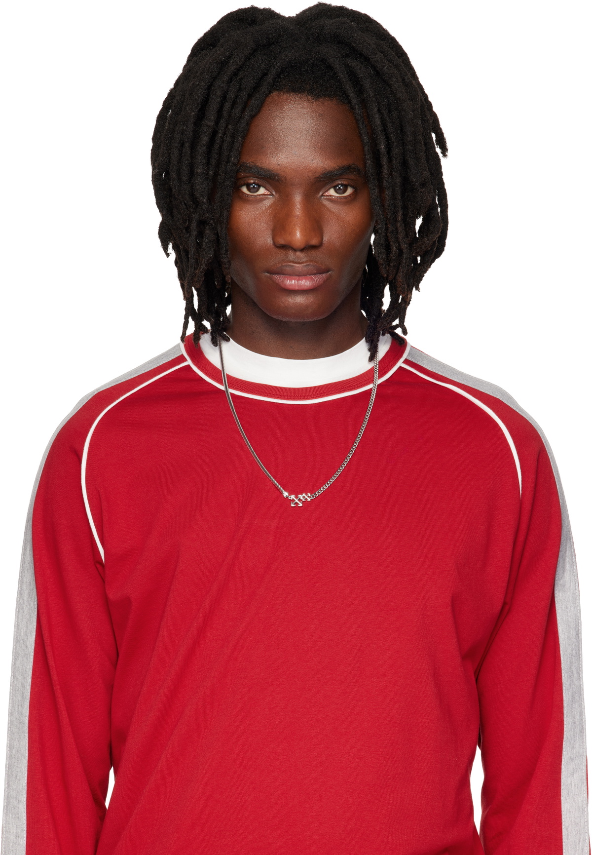 Off-White Double Arrow Necklace Off-White