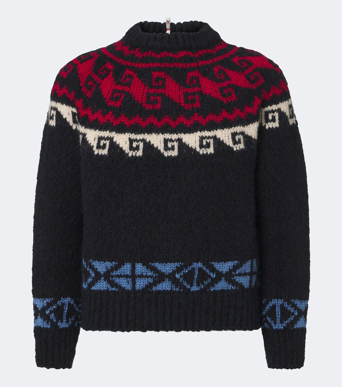 Moncler Grenoble Fair Isle wool and alpaca-blend sweater
