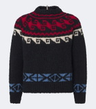 Moncler Grenoble Fair Isle wool and alpaca-blend sweater