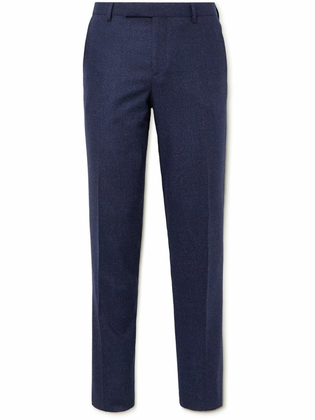 Photo: Paul Smith - Slim-Fit Wool-Tweed Suit Trousers - Blue