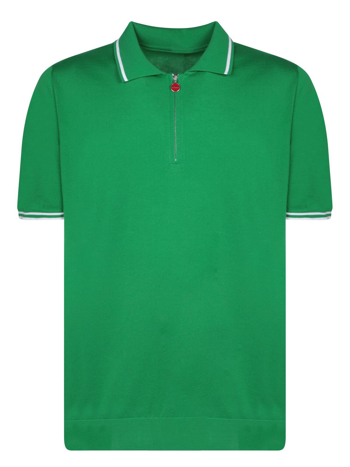 Kiton Short-sleeved Cotton Polo Shirt Kiton