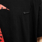 Comme des Garçons Men's x Nike Vertical Swoosh Oversized T-S in Black