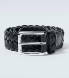 Ralph Lauren Purple Label Woven leather belt