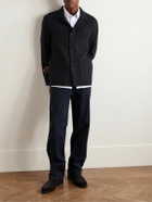 Anderson & Sheppard - Herringbone Wool Jacket - Blue
