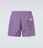 Fedeli Madeira printed swim trunks
