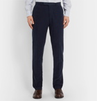 Boglioli - Navy Slim-Fit Cotton-Corduroy Suit Trousers - Blue