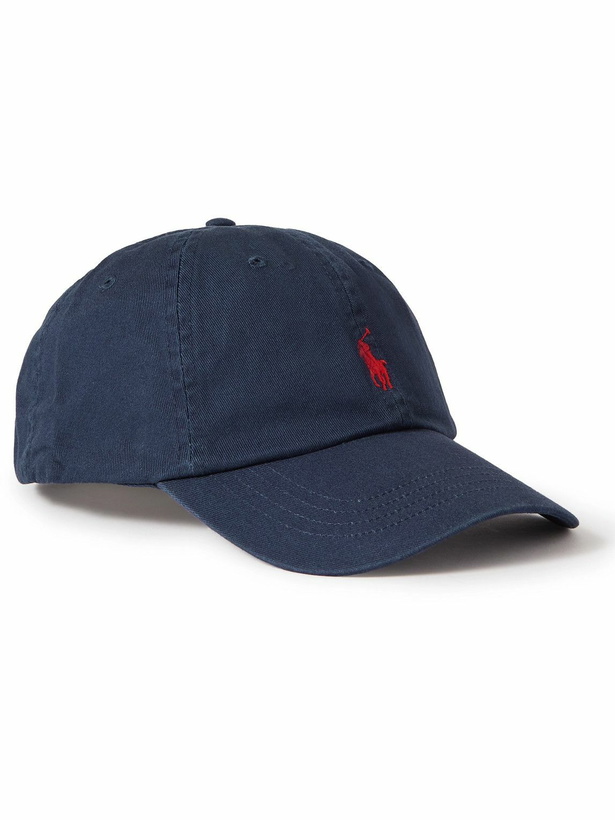 Photo: Polo Ralph Lauren - Logo-Embroidered Cotton-Twill Baseball Cap