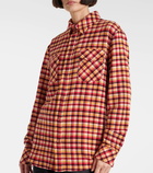 God's True Cashmere Time plaid cashmere shirt