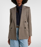 Max Mara Houndstooth double-breasted blazer