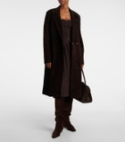 Staud Sabine suede coat