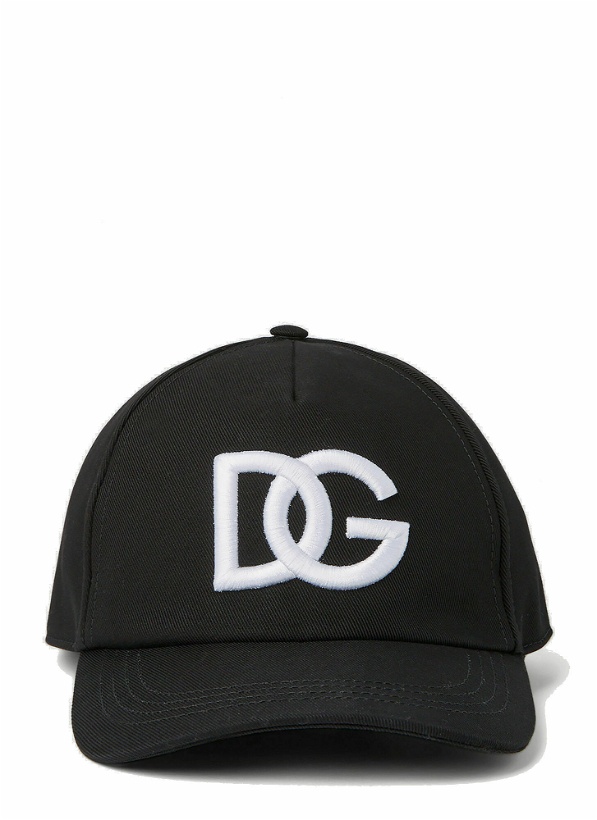 Photo: Dolce & Gabbana - Logo Embroidery Baseball Cap in Black