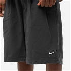 Nike Men's Life Pleated Chino Short in Black/White