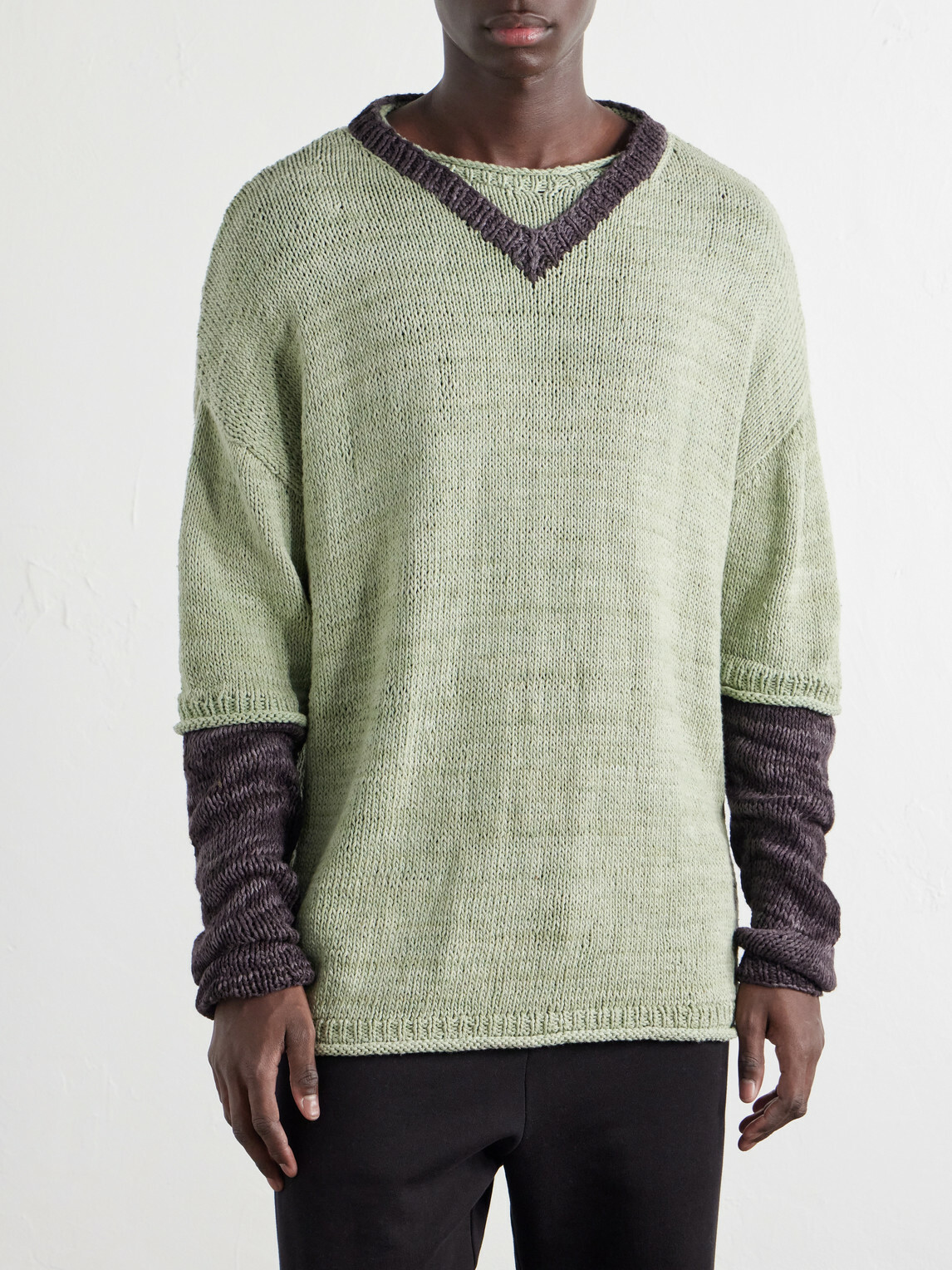 Kartik Research - Silk Sweater - Green