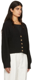 House of Dagmar Black Megan Cardigan