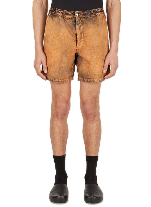 Photo: Acid Washed Shorts in Brown