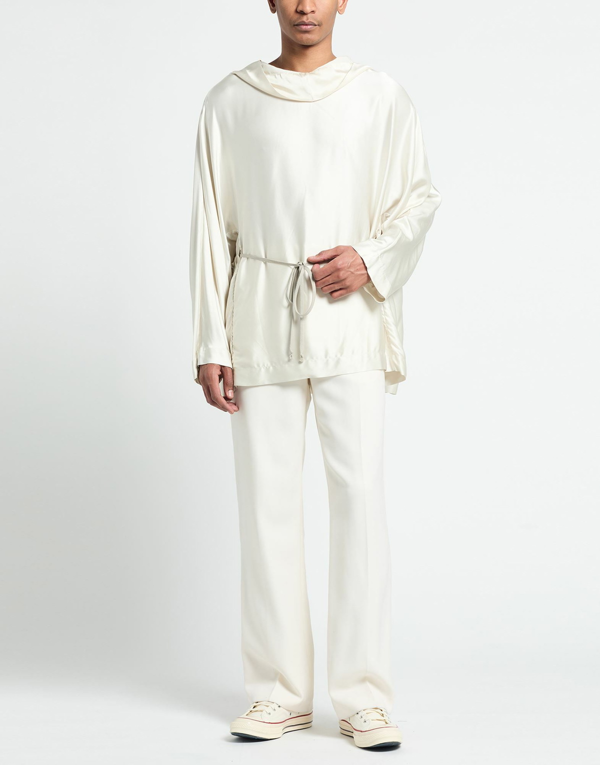 Rick Owens Mens Shirt Ivory
