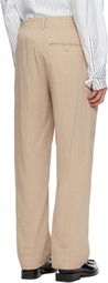 JACQUEMUS Beige 'The Croisière' Trousers