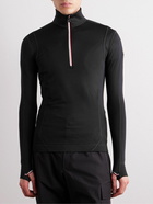 Moncler Grenoble - Slim-Fit Polartec® Power Grid™ Half-Zip Base Layer - Black