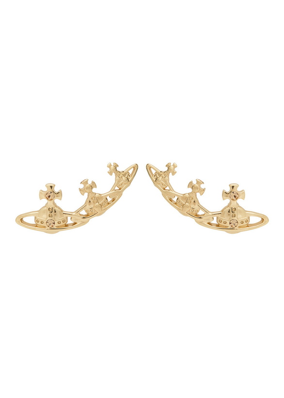 Photo: Vivienne Westwood Candy orb Stud Earrings - Gold - One Size