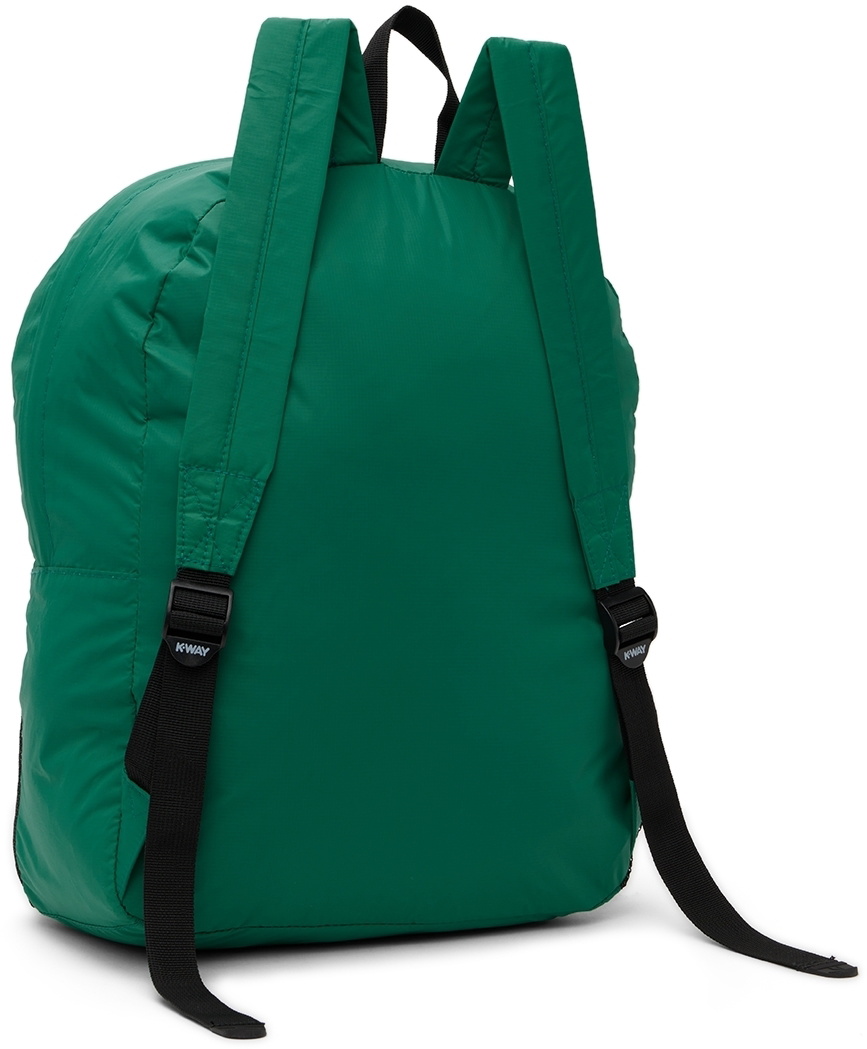 K-Way Kids Green Packable Backpack