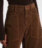 Nili Lotan Shon cotton-blend corduroy wide-leg pants