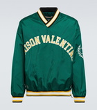 Valentino Logo appliqué varsity sweater