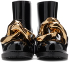 JW Anderson Black Chain Rubber Boots