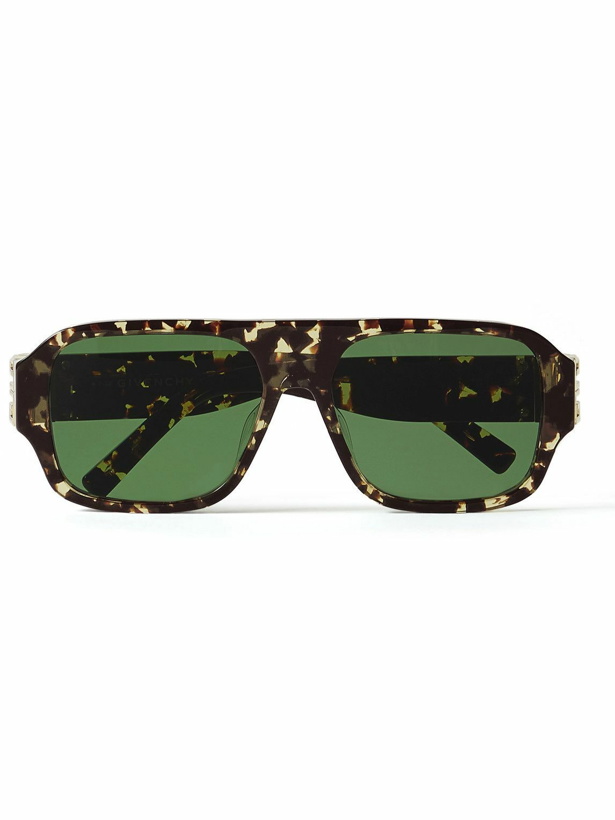 Photo: Givenchy - D-Frame Gold-Tone and Tortoiseshell Acetate Sunglasses