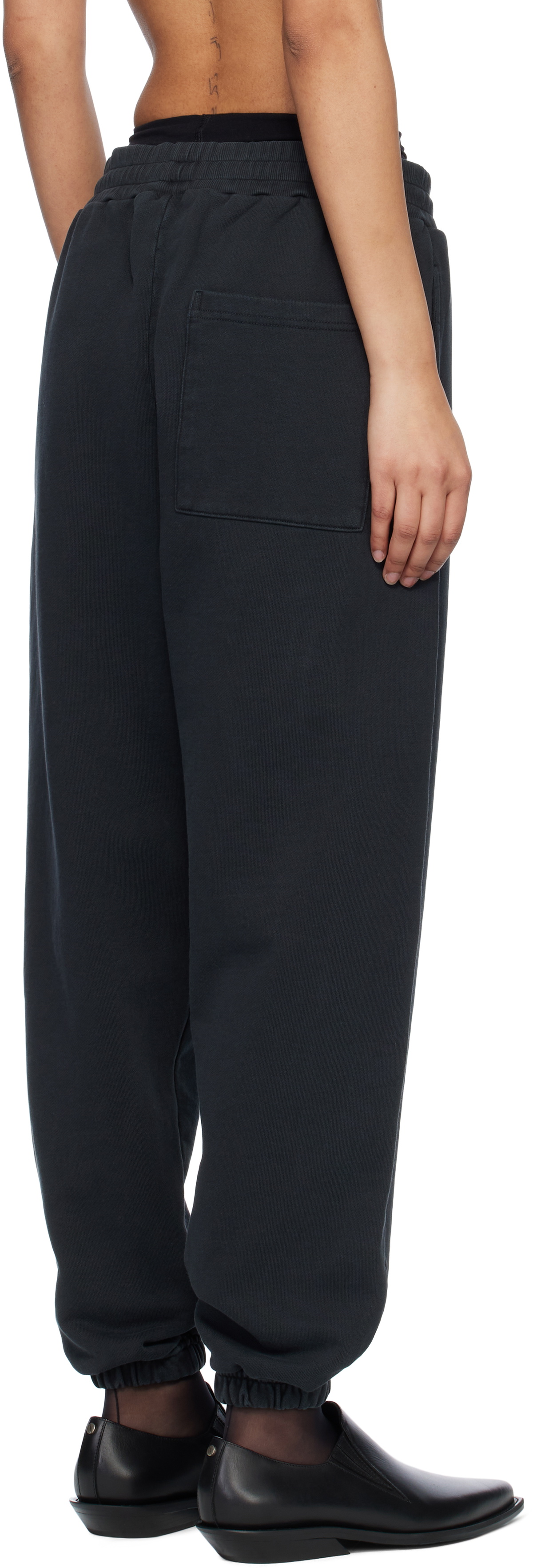 Liza Keane Black 'Tears of Eros' Sweatpants