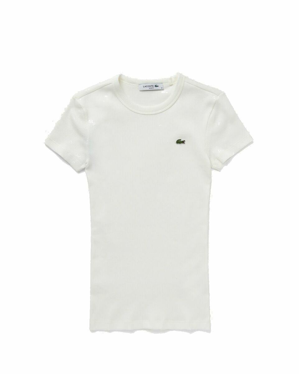 Photo: Lacoste T Shirts & Rollis White - Womens - Shortsleeves