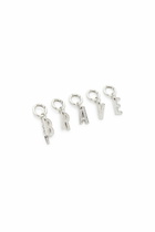 Diesel Metal BRAVE charms with rhinestones - Charms and Keyrings Womens in Silver