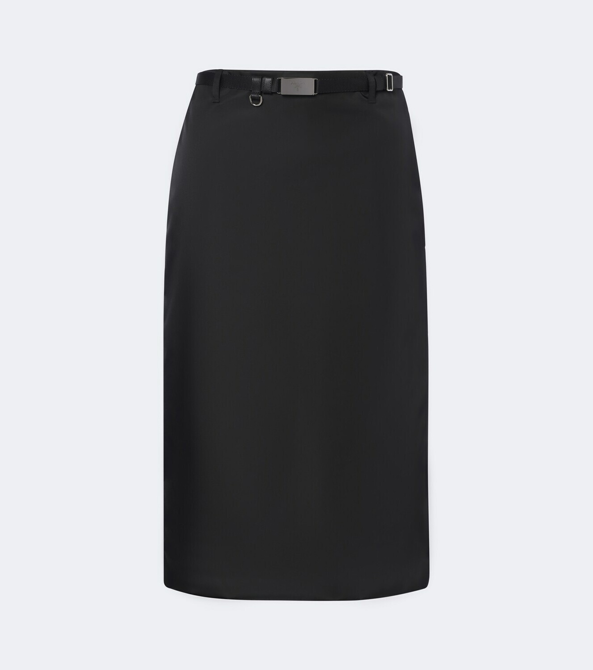 Prada Belted Re-Nylon pencil skirt