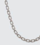 Shay Jewelry 18kt white gold chain necklace with diamonds