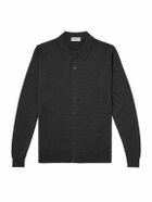 John Smedley - Tibor Merino Wool Cardigan - Gray