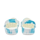 Crocs Classic Tie Dye Graphic Clog in Digital Aqua