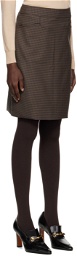 Ernest W. Baker SSENSE Exclusive Brown Midi Skirt